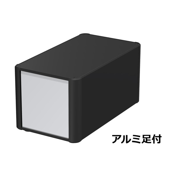 アルミサッシケース カバー・側板・コーナー：ブラック/パネル：シルバー AU177-20-36AH-BS 1台