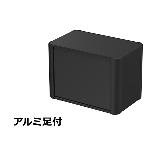 ※法人専用品※タカチ電機工業 アルミサッシケース ブラック AU177-25-16AP-BB 1台｜DIY FACTORY ONLINE SHOP