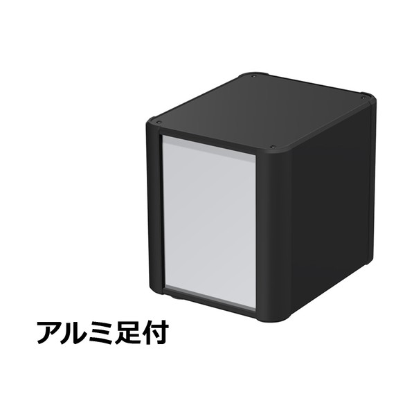 アルミサッシケース 押しかぶせる・側板・端っこ：黒いこと/ダイアログボックス：しろがね色 金177-16-20AP-BS 1台
