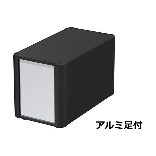 アルミサッシケース 取りまかなう・側板・隅っこ：黒いこと/ダイアログボックス：しろがね色 金177-16-30AP-BS 1台