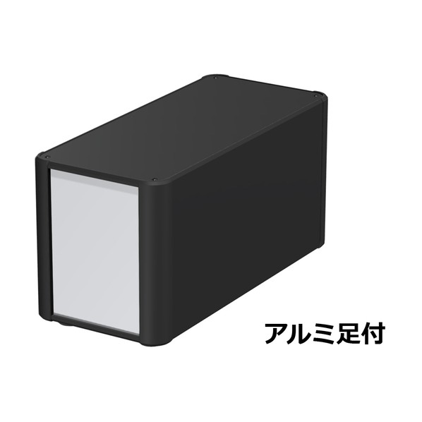 アルミサッシケース カバー・側板・コーナー：ブラック/パネル：シルバー AU177-16-36AH-BS 1台