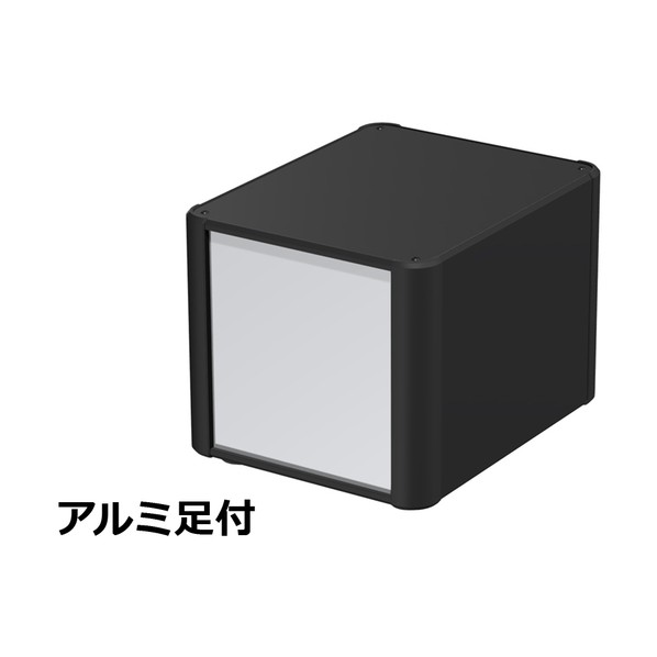 アルミサッシケース 取りまかなう・側板・隅っこ：黒いこと/ダイアログボックス：しろがね色 金177-20-25AP-BS 1台