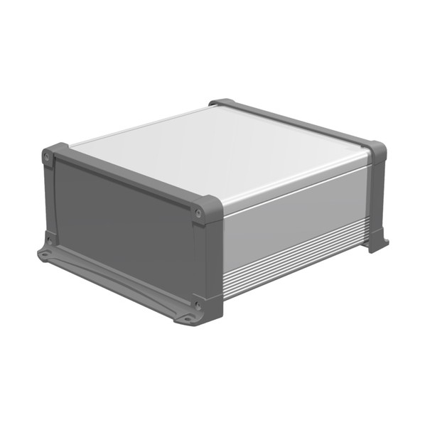 ※法人専用品※ フランジ足付 防水アルミケース シルバー/グレー EXWF30-14-32SG 1点｜DIY FACTORY ONLINE SHOP