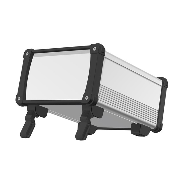 チルトレッグ付軽銀入れもの しろがね色/黒いこと EXPT20-12-25SB 1点