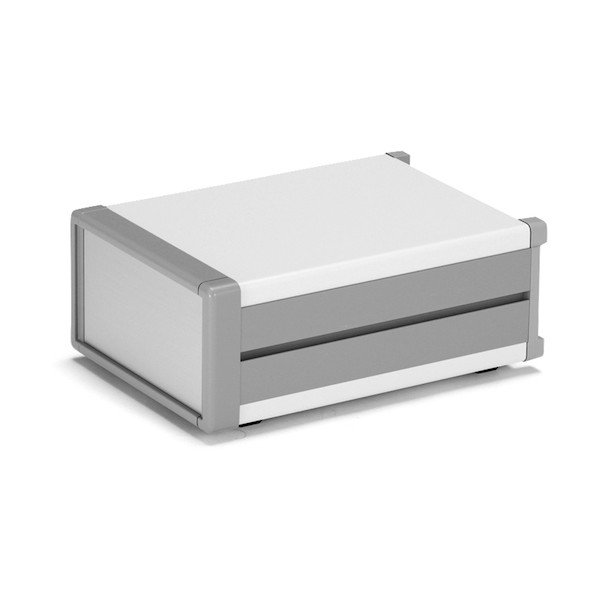 タカチ電機産業 アルミシステムケース MO/GSつづき物（上下押しかぶせる軽銀製） ｼﾙﾊﾞｰ/ﾗｲﾄｸﾞﾚｰ/ｸﾞﾚｰ MO149-21-16GS 1点