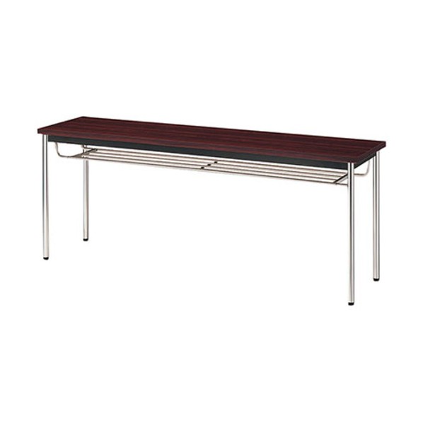 ※法人専用品※ナイキ 会議用テーブル(棚付) KM1845T-RN 1台｜DIY FACTORY ONLINE SHOP