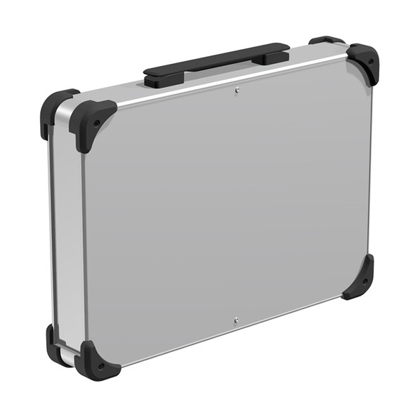 タカチ電機産業 隅っこかばい立て付キャリングケース しろがね色 / 黒いこと / 黒いこと AUGH66-30-43-SBB 0