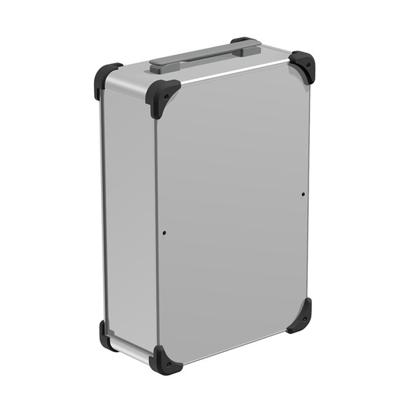 タカチ電機産業 隅っこかばい立て付キャリングケース しろがね色 / 黒いこと  / 薄墨色 AUGH133-43-30-SBG 1点