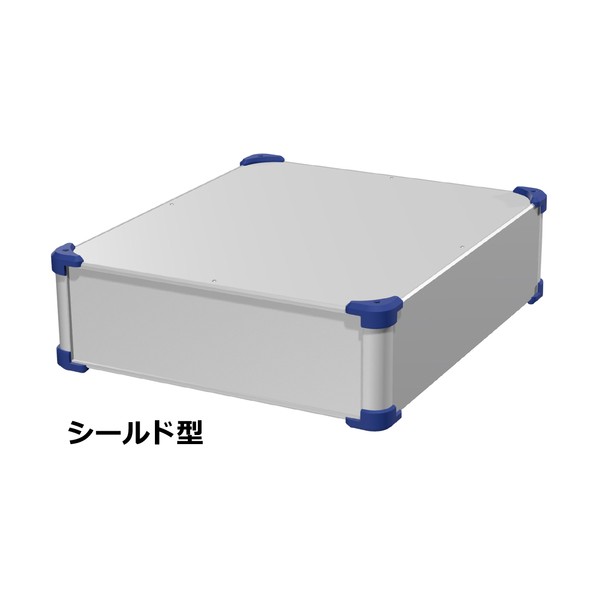 タカチ電機製造 端っこ差し固める付EMC遮蔽物容れもの しろがね色 / 米国海軍 AUGE133-43-50-SN 0 木材・建築資材・設備-花・ガーデン・DIY-電設資材