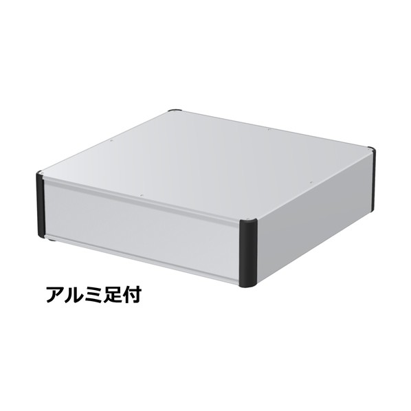 ※法人専用品※タカチ電機工業 アルミサッシケース カバー・パネル・側板 シルバー/コーナー ブラック AU133-50-50AP-SB 0｜DIY FACTORY ONLINE SHOP