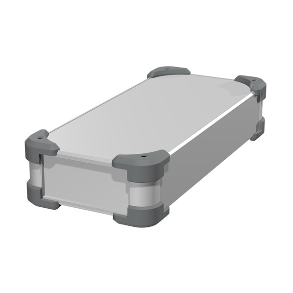 ※法人専用品※タカチ電機工業 コーナーガード付アルミケース シルバー/グレー AUG66-16-36-SG 0｜DIY FACTORY ONLINE SHOP 10,643円