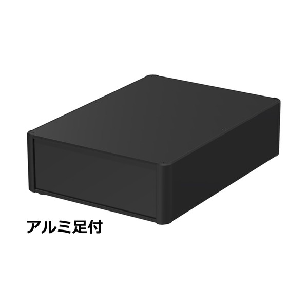 ※法人専用品※タカチ電機工業 アルミサッシケース ブラック AU133-36-50AH-BB 0｜DIY FACTORY ONLINE SHOP