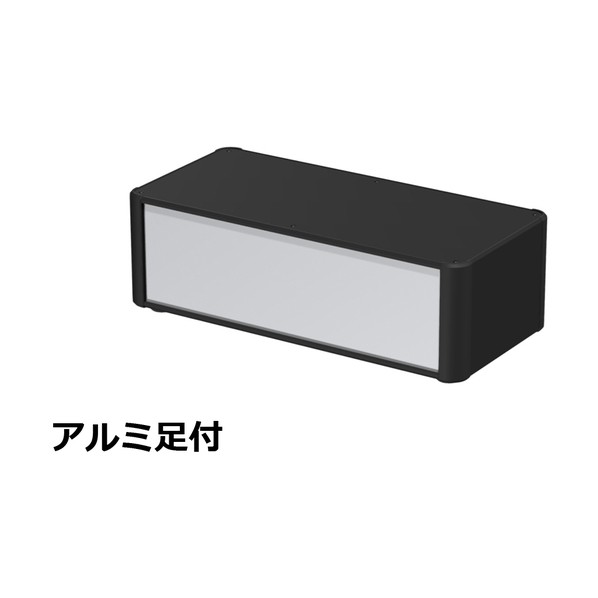 タカチ電機産業 アルミサッシケース 取りまかなう・側板・隅っこ 黒いこと/ダイアログボックス しろがね色 金133-43-20AH-BS 0