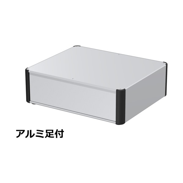 ※法人専用品※タカチ電機工業 アルミサッシケース カバー・パネル・側板 シルバー/コーナー ブラック AU133-43-36AH-SB 0|DIY FACTORY ONLINE SHOP