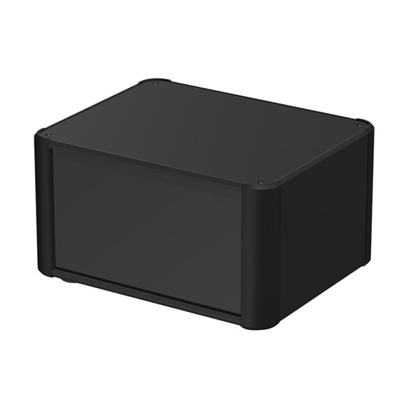 ※法人専用品※タカチ電機工業 アルミサッシケース ブラック AU133-25-20RP-BB 0｜DIY FACTORY ONLINE SHOP