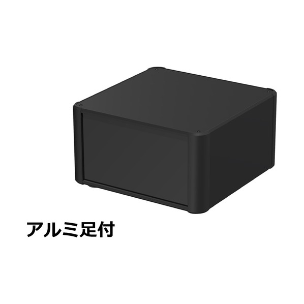 タカチ電機工業 アルミサッシケース ブラック AU133-25-25AH-BB 0