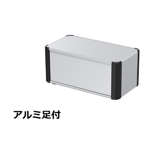 ※法人専用品※タカチ電機工業 アルミサッシケース カバー・パネル・側板 シルバー/コーナー ブラック AU133-30-16AH-SB 0|DIY FACTORY ONLINE SHOP