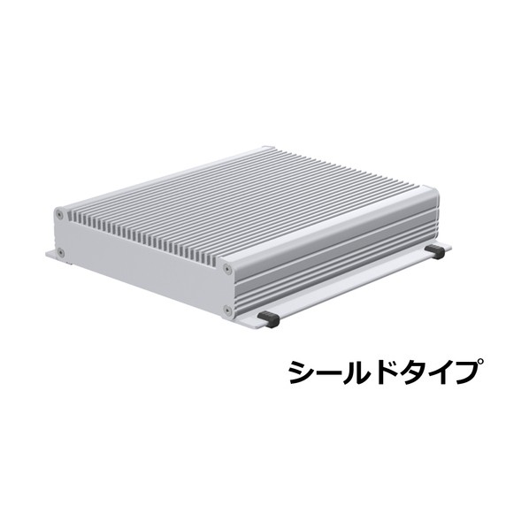 タカチ電機工業 タカチ フランジ足付ヒートシンクアルミケース EMCシールドタイプ EXHFE19-4-23SS 1点