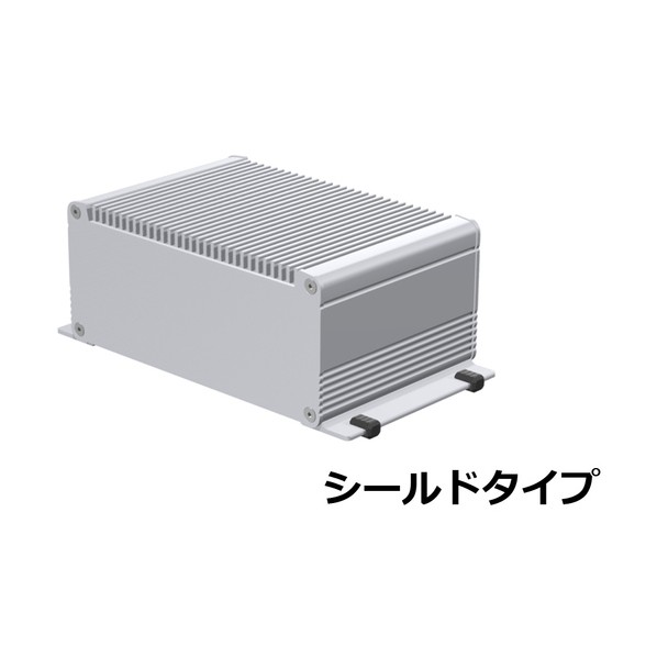 タカチ電機加工 タカチ フランジ足付ヒートシンクアルミケース EMC遮蔽物印字機 EXHFE19-8-13SS 1点