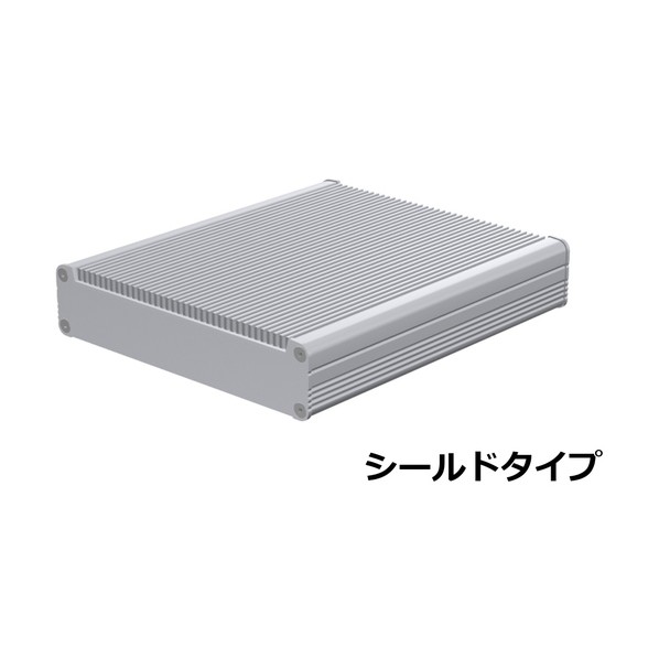 タカチ電機製作 タカチ ヒートシンクアルミケース EMC遮蔽物手合い EXHE23-5-27SS 1点 花・ガーデン・DIY-その他