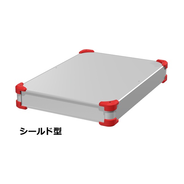 タカチ電機工業 タカチ コーナーガード付EMCシールドケース AUGE66-36-50-SR 1点