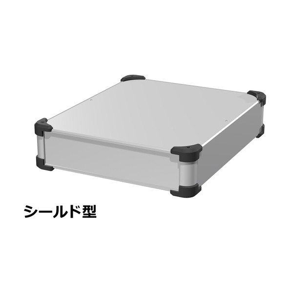 タカチ電機工業 タカチ コーナーガード付EMCシールドケース AUGE88-36-43-SB 1点