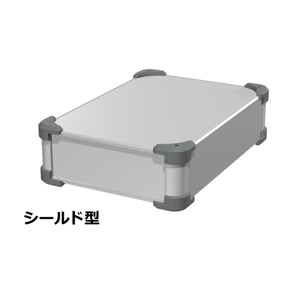 タカチ電機工業 タカチ コーナーガード付EMCシールドケース AUGE88-25-36-SG 1点