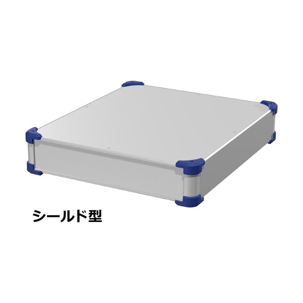 タカチ電機工業 タカチ コーナーガード付EMCシールドケース AUGE88-43-50-SN 1点