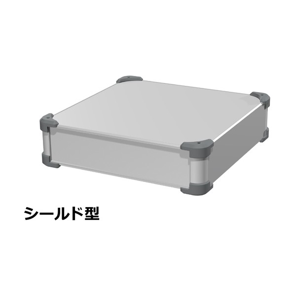 タカチ電機工業 タカチ コーナーガード付EMCシールドケース AUGE88-36-36-SG 1点