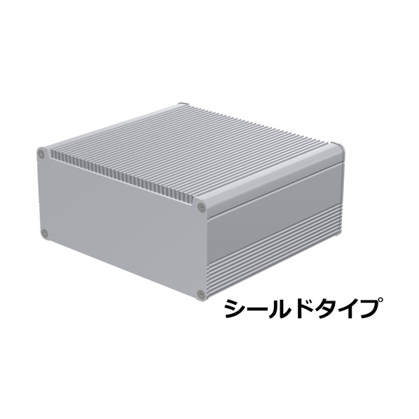 タカチ電機製作 タカチ ヒートシンクアルミケース EMC遮蔽物印字機 EXHE23-10-21SS 1点