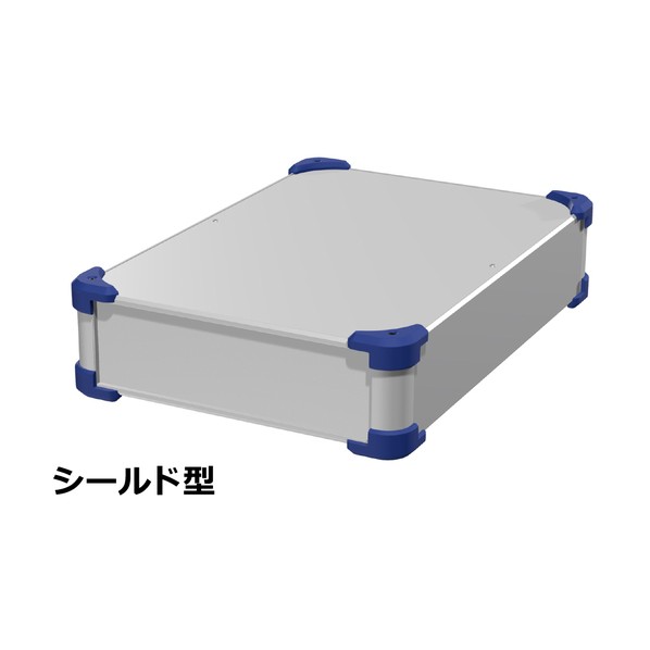 タカチ電機工業 タカチ コーナーガード付EMCシールドケース AUGE88-30-43-SN 1点