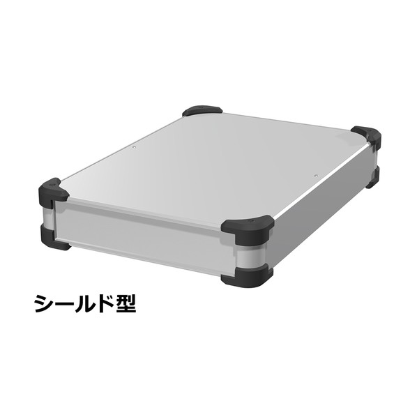 タカチ電機工業 タカチ コーナーガード付EMCシールドケース AUGE66-30-43-SB 1点