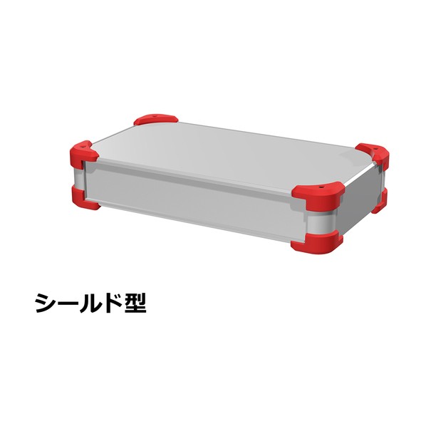 ※法人専用品※タカチ電機工業 タカチ コーナーガード付EMCシールドケース AUGE66-36-20-SR 1点｜DIY FACTORY ONLINE SHOP