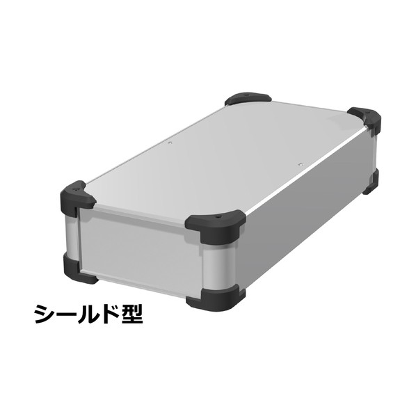 タカチ電機工業 タカチ コーナーガード付EMCシールドケース AUGE88-20-43-SB 1点