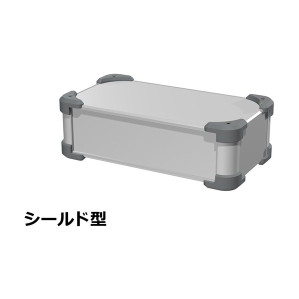 タカチ電機工業 タカチ コーナーガード付EMCシールドケース AUGE88-30-16-SG 1点