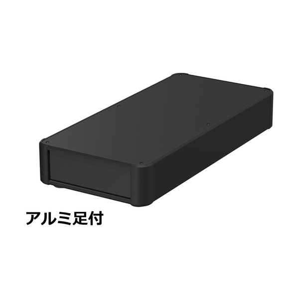 ※法人専用品※タカチ電機工業 タカチ アルミサッシケース AU66-20-43AH-BB 1点|DIY FACTORY ONLINE SHOP