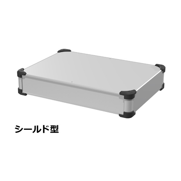 タカチ電機工業 タカチ コーナーガード付EMCシールドケース AUGE88-50-36-SB 1点