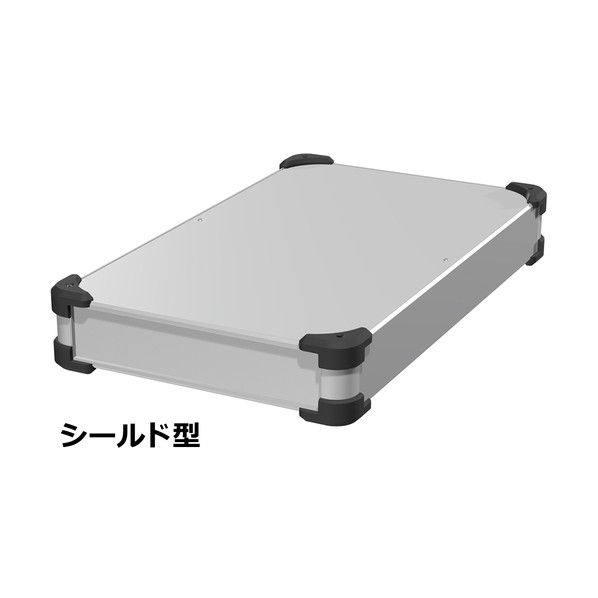 タカチ電機工業 タカチ コーナーガード付EMCシールドケース AUGE66-30-50-SB 1点