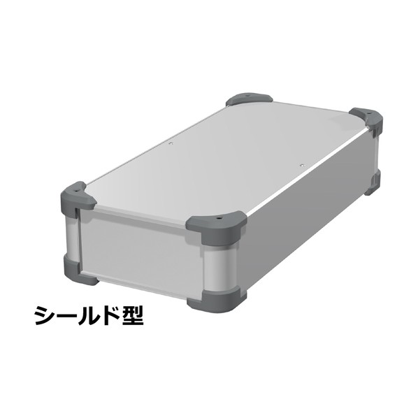 タカチ電機工業 タカチ コーナーガード付EMCシールドケース AUGE88-20-43-SG 1点