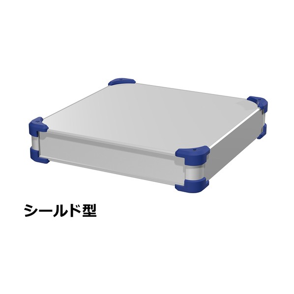 タカチ電機工業 タカチ コーナーガード付EMCシールドケース AUGE66-36-36-SN 1点