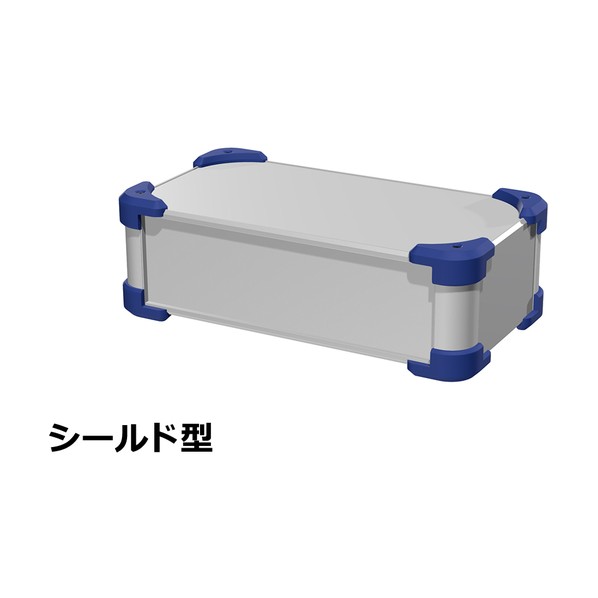 タカチ電機工業 タカチ コーナーガード付EMCシールドケース AUGE88-30-16-SN 1点