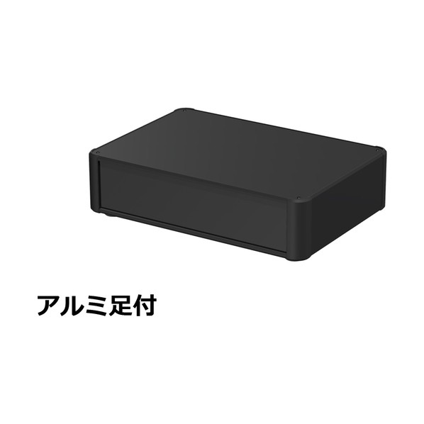 ※法人専用品※タカチ電機工業 タカチ アルミサッシケース AU88-36-25AP-BB 1点｜DIY FACTORY ONLINE SHOP