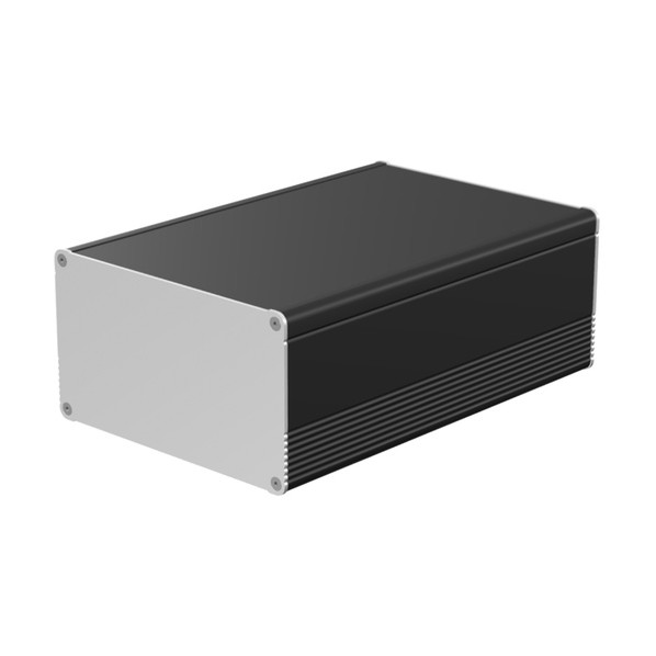 タカチ電機産業 軽銀押し出し材入れもの 黒いこと/しろがね色 EX19-11-29BS 1点