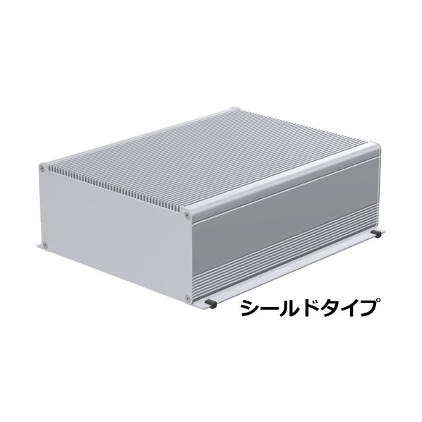 ※法人専用品※タカチ電機工業 タカチ フランジ足付ヒートシンクアルミケース EMCシールドタイプ EXHFE29-13-38SS 1点｜DIY FACTORY ONLINE SHOP