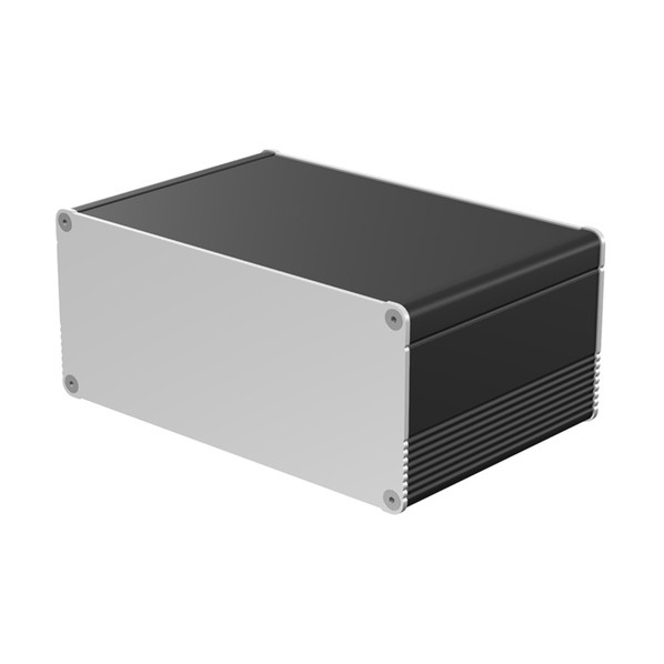 タカチ電機産業 軽銀押し出し材入れもの 黒いこと/しろがね色 EX23-10-15BS 1点