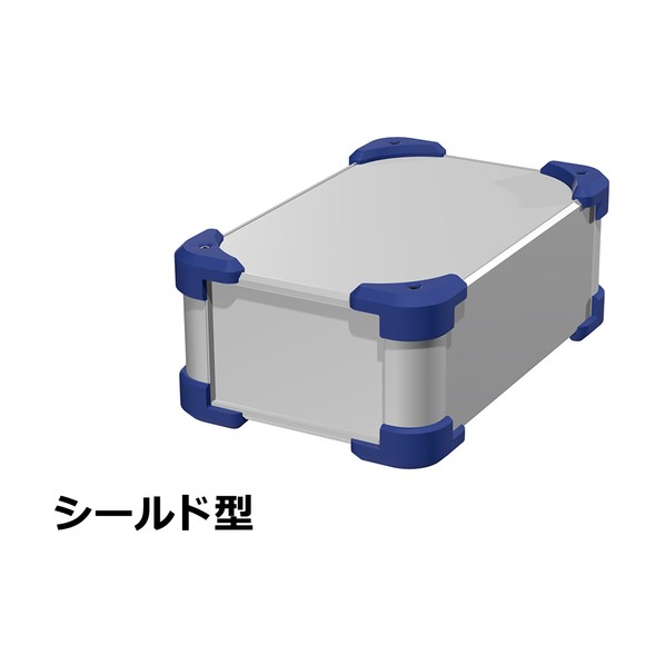 タカチ電機製作 タカチ 端っこかばい立て付EMC遮蔽物入れもの AUGE88-16-25-SN 1点 ネジ・釘・金属素材-花・ガーデン・DIY-DIY・工具