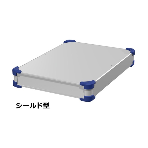 タカチ電機工業 タカチ コーナーガード付EMCシールドケース AUGE66-36-50-SN 1点