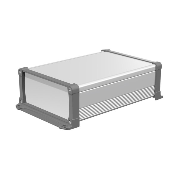 タカチ電機工業 フランジ足付アルミケース アルミパネルタイプ シルバー/グレー EXPF24-12-35SG 1点 6,928円