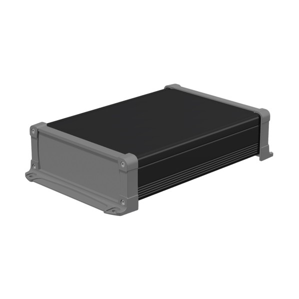 タカチ電機産業 フランジ足付 雨合羽軽銀入れもの 黒いこと/薄墨色 EXWF24-9-35BG 1点