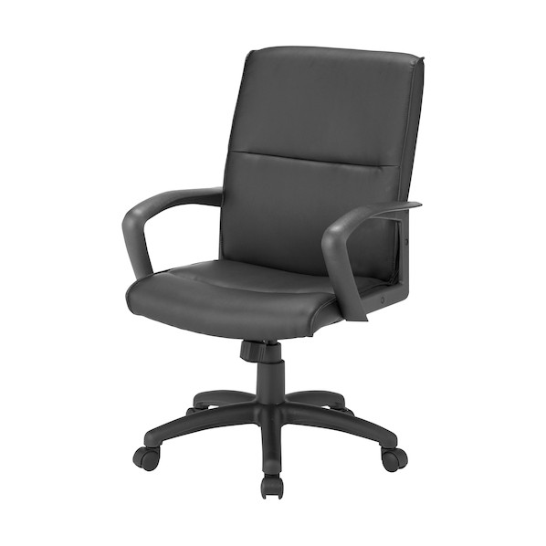 ※法人専用品※藤沢製作 オフィースチェア 黒いこと FTX-3L BK 1点